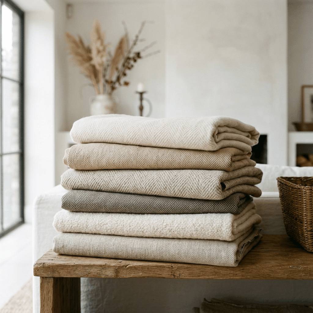 Folded Chevron Textured Weave Fabrics