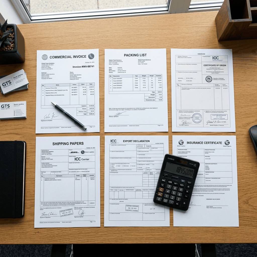 Export documentation and compliance paperwork