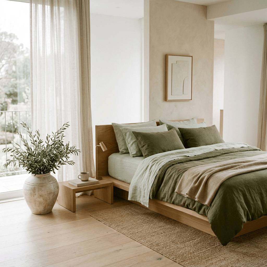 Bedroom Inspiration Olive Sage